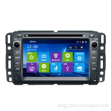 Double din in dash car dvd player for GMC Sierra 2007-2011(4GB map card by free)
